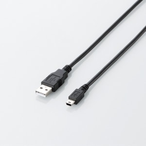 エレコム エコUSB2.0ケーブル(mini-Bタイプ) U2C-JM05BK