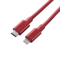 USB C-Lightningｹｰﾌﾞﾙ/準高耐久/2.0m/ﾚｯﾄﾞ