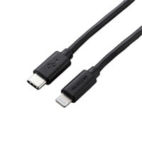 USB C-Lightningｹｰﾌﾞﾙ/やわらか/1.2m/ﾌﾞﾗｯｸ