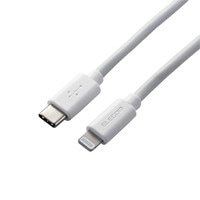 USB C-Lightningｹｰﾌﾞﾙ/やわらか/1.2m/ﾎﾜｲﾄ