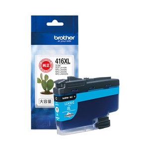 ブラザー インクカートリッジ 大容量タイプ　LC416XLC（シアン）