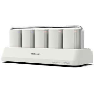 多摩電子工業 モバイルバッテリー & 充電ステーション crevio TLP125LFP-5S（ホワイト）