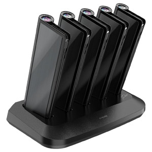 多摩電子工業 モバイルバッテリー & 充電ステーション crevio Pro TLP142BZK-5S