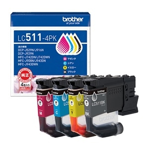 ブラザー　インクカートリッジ お徳用4色パック LC511-4PK