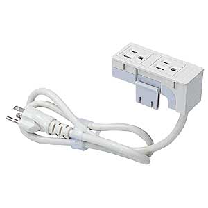 サンワサプライ 天板用タップ(3P・2個口) EA-TAP2