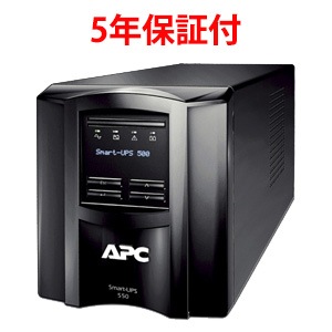 シュナイダーエレクトリック（APC） SMT500J5W 5年保証  無停電電源装置（UPS） Smart-UPS 500VA LCD 100V