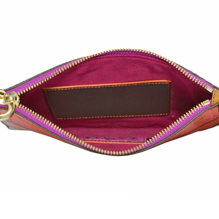 チビナイル　マット　クロコダイル　ワニマルポーチ　キャメル