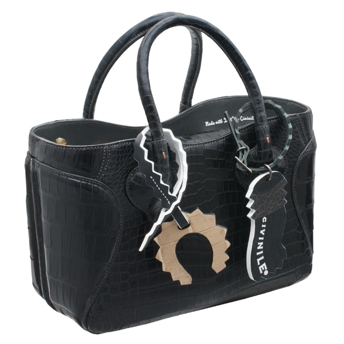 クロコダイル マットクロコ バッグ ハンドバッグ