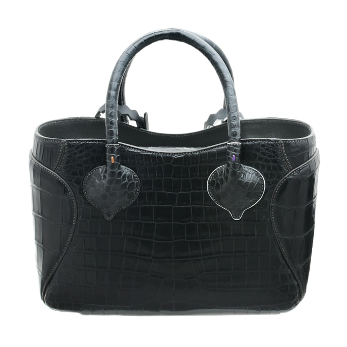 チビナイル　クロコダイル　ハンドバッグ　ギザサブリナ　ブラック