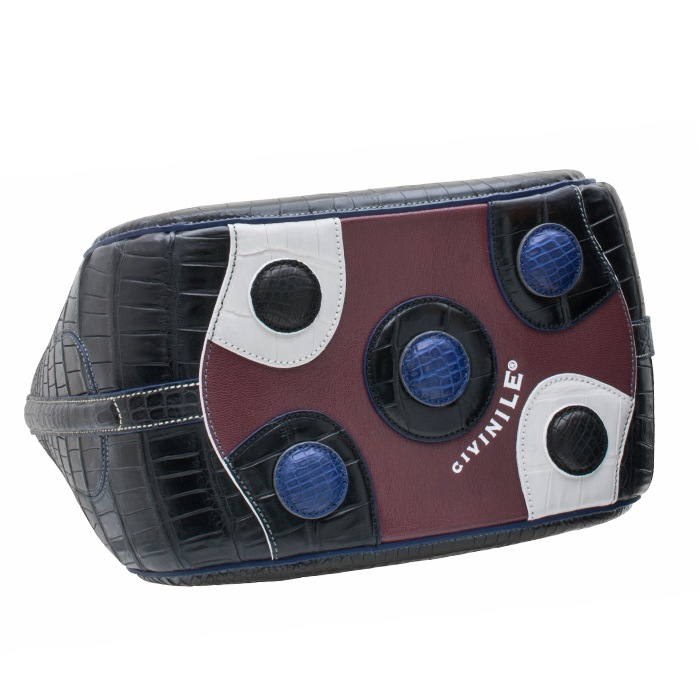 チビナイル　クロコダイル　ハンドバッグ　ルーニー　ブラック