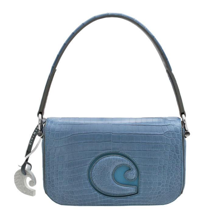 クロコダイル マットクロコ バッグ ハンドバッグ ワンハンドルバッグ