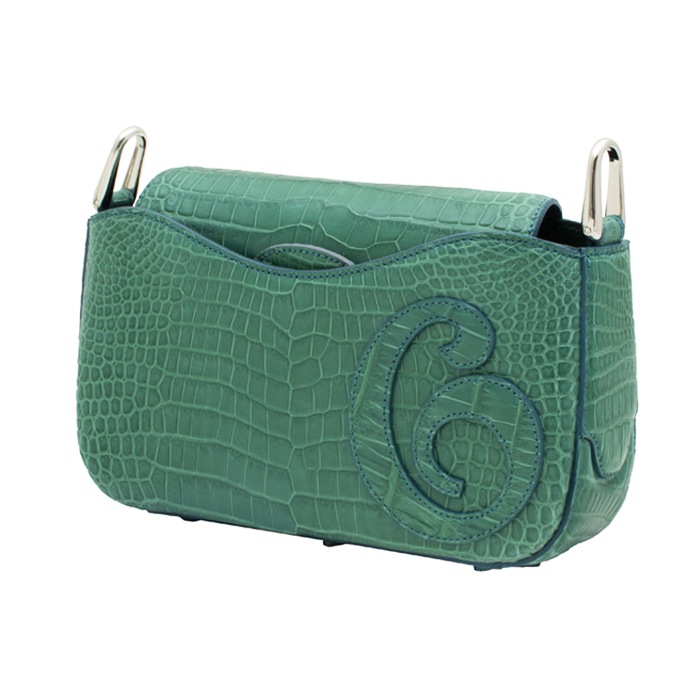 チビナイル　クロコダイル　3way チェーンショルダーバッグ　ロクリーチェ　グリーン