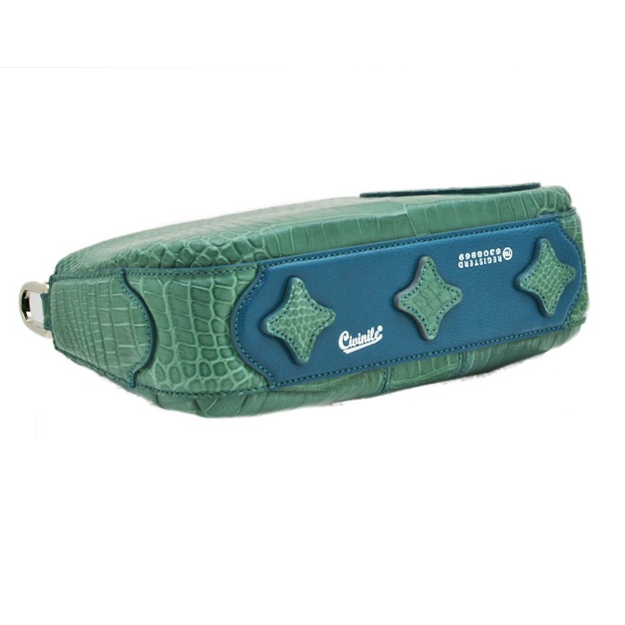 チビナイル　クロコダイル　3way チェーンショルダーバッグ　ロクリーチェ　グリーン