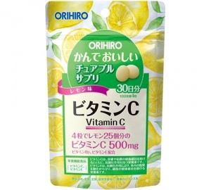 【２０個セット】 オリヒロ かんでおいしいチュアブルサプリ ビタミンC(60g)×２０個セット 【ori】※軽減税率対象品 健康食品の通信販売サイト─オリヒロ健康食品ショップ─