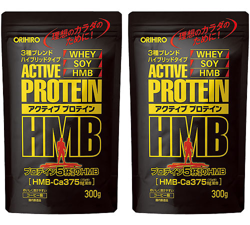 1個あたり約1,391円 オリヒロ アクティブプロテインHMB 300g 20杯分 2