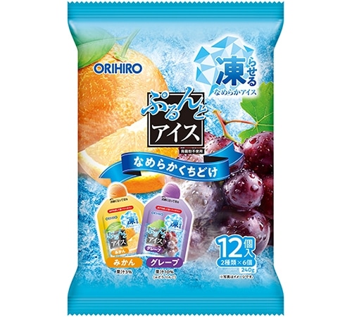 ぷるんとアイス みかん＋グレープ