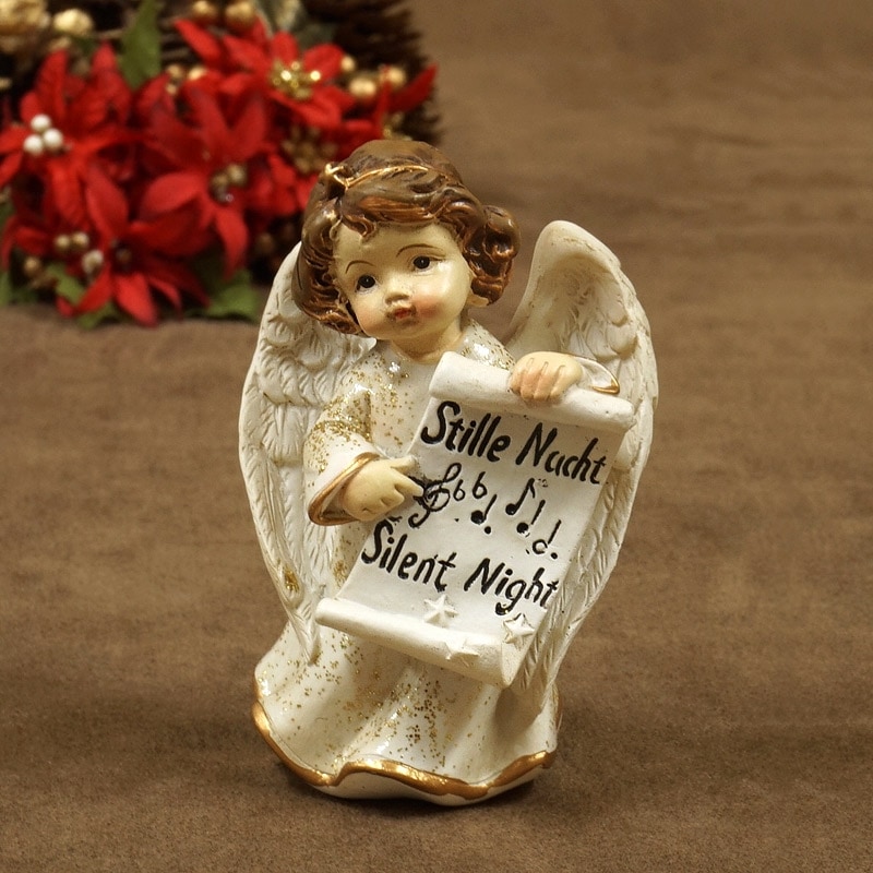 ザルツブルグのクリスマス飾り　エンジェル/きよしこの夜　RSP-AGL-SNIGHT　置き型/吊り型2タイプ