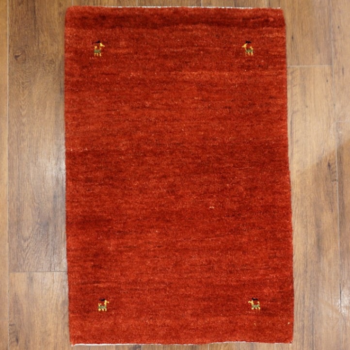 手織りギャッベ　GB90-165　92×60cm　玄関サイズ