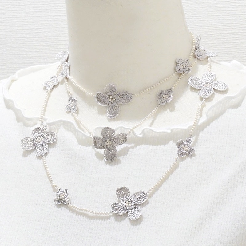 トゥーオヤ　ラリエット　OYA-LT-CROS-SV　クロス/シルバーグレイ