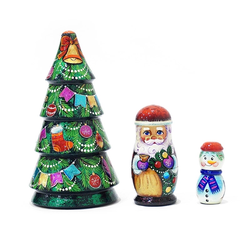 クリスマスツリーマトリョーシカオーナメントチェブラーシカ