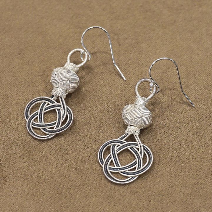 トルコ伝統の銀線細工　カザジェ　ピアス　SV-E-KZ-BW2