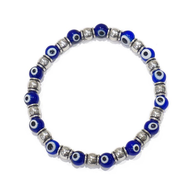 ナザールボンジュウ　ビーズブレスレット　N-B12570NV　 ネイビー