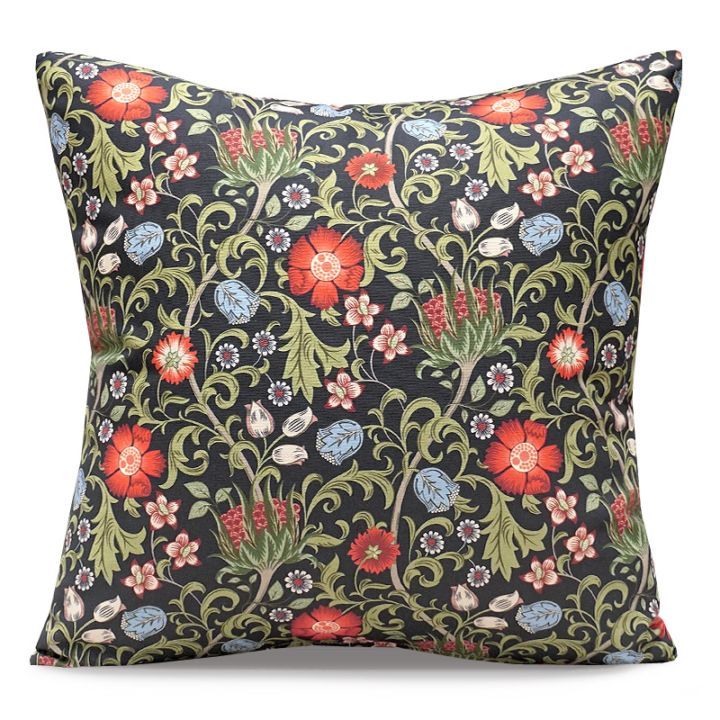 Morris Collection クッションカバー（45cm） シスル/ブラック MCC-THBK