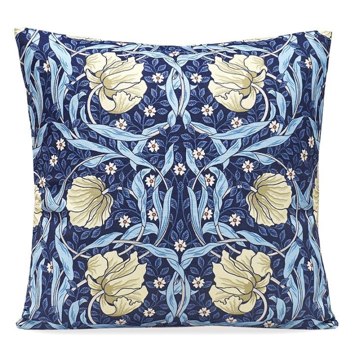 Morris Collection クッションカバー（45cm） ピンパーネル/ネイビー MCC-PPNV