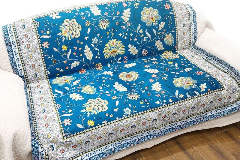 フランス製 ジャカード織クッションカバー40～45cm角対応（両面同柄