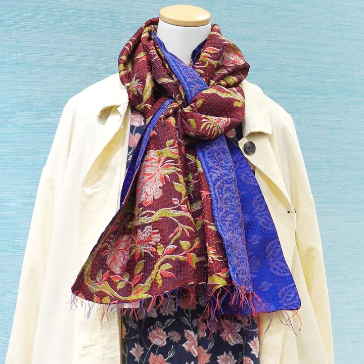 カンタキルト リバーシブルストール　KSCF-SILKS-010