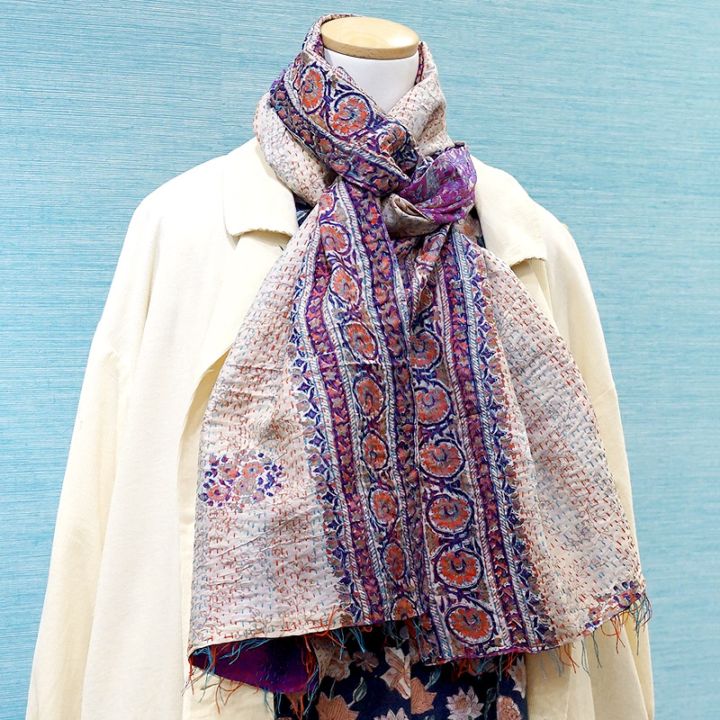 カンタキルト リバーシブルストール　KSCF-SILKS-005