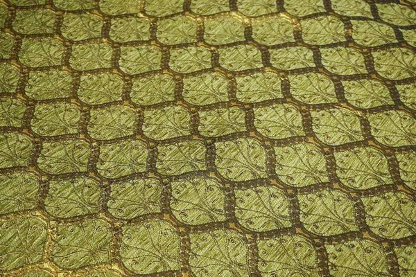 トルコ製マルチカバー(ベッドカバー)◆シングルサイズ◆MC-S-PKGR　ピーコック柄/グリーン