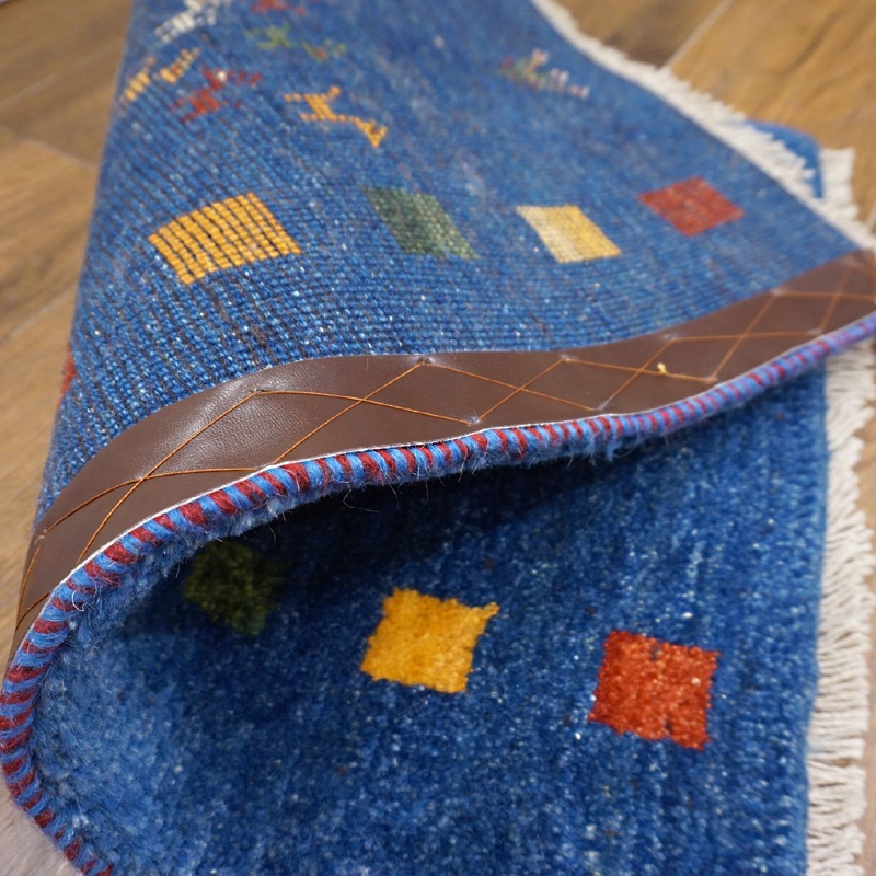 手織りギャッベ GB80-006 76×52cm 玄関サイズ | □ギャッベ・絨毯