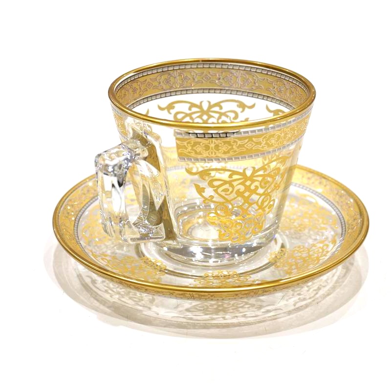 トルコグラス C&S　CS-275　アラベスク/ゴールド（１客）