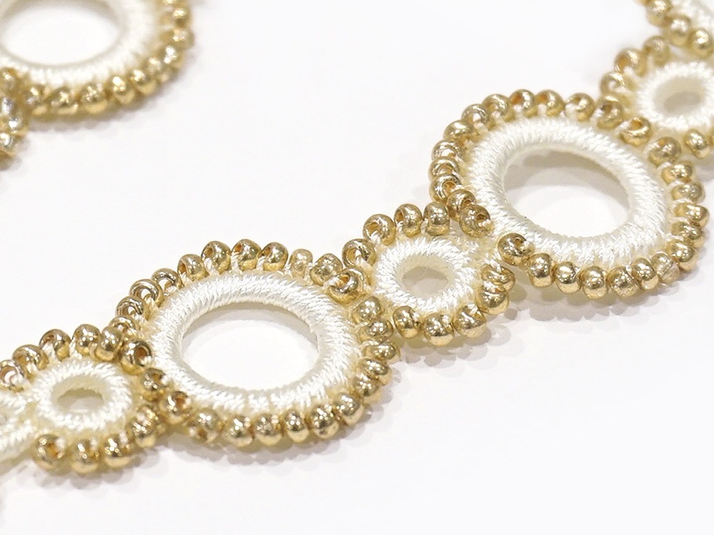 ボンジュックオヤ　ブレスレット　OYA-BB-CRCL-WT　サークル/ホワイト