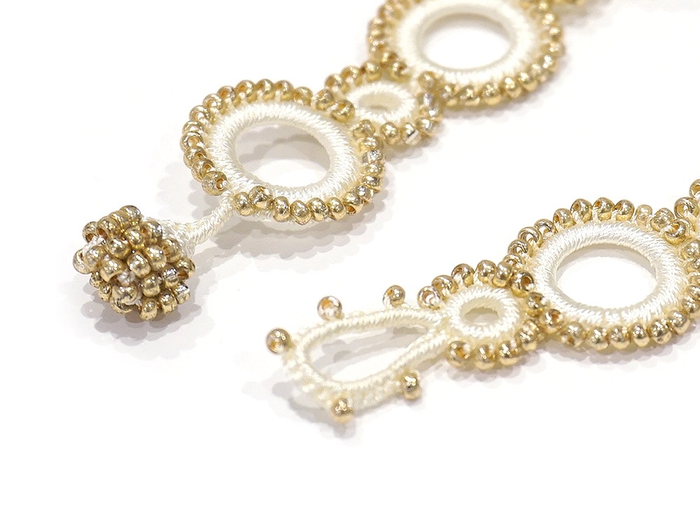 ボンジュックオヤ　ブレスレット　OYA-BB-CRCL-WT　サークル/ホワイト