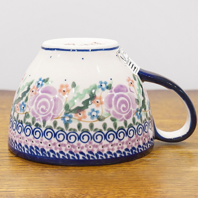 ポーランド陶器 ポーリッシュポタリー 「Millena」 カフェオレマグ