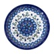 ポーランド陶器　ポーリッシュポタリー 「VENA」 プレート17cm　V195-U006　ブルーフラワー柄