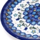 ポーランド陶器　ポーリッシュポタリー 「VENA」 プレート17cm　V195-U006　ブルーフラワー柄