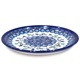 ポーランド陶器　ポーリッシュポタリー 「VENA」 プレート17cm　V195-U006　ブルーフラワー柄