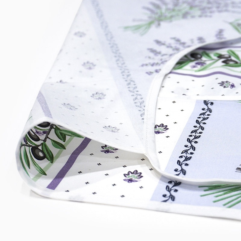 南仏プロヴァンス製　コットンエプロン　ロリス/ラベンダー　FAP-LRS-LV