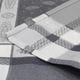 フランス製 ジャカード織 撥水テーブルクロス ヴォクリューズ/グレー 約160x160cm F160160-VCLS-GY