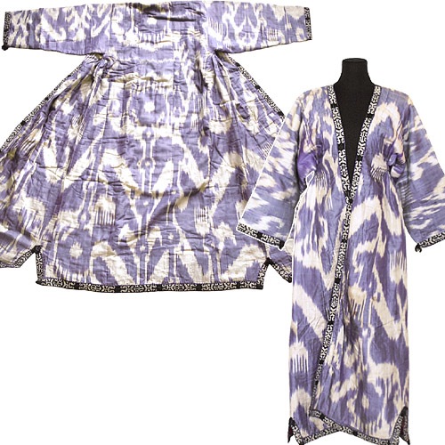 民族衣装　EC-020　ウズベク族 イカット ハラト（女性用コート）