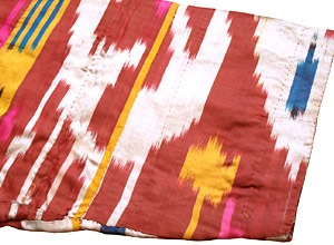 民族衣装 EC-021 ウズベク族 イカット チャパン（男性用コート