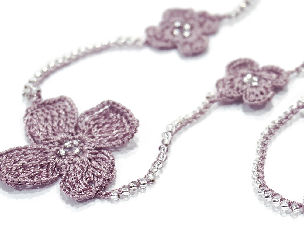 トゥーオヤ　ラリエット　OYA-LT-CROS-PP　クロス/モーブ