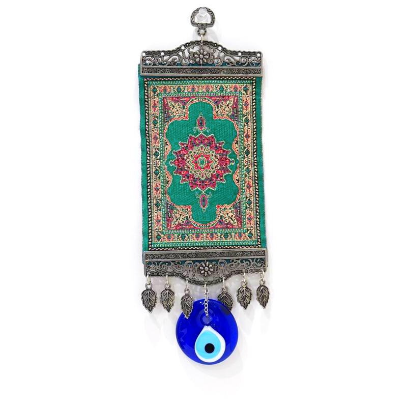 ナザールボンジュウメタルオーナメント　絨毯柄　N-O10996-GR