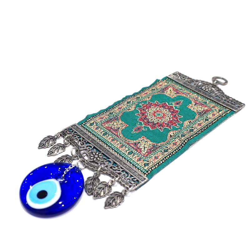 ナザールボンジュウメタルオーナメント　絨毯柄　N-O10996-GR