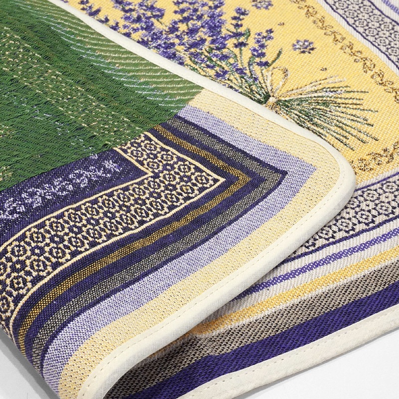 フランス製ジャカード織プレースマット◆FLM-CST-YL カスティヨン/イエロー