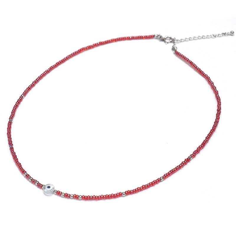 ナザールボンジュウ　トルコのお守り　ビーズネックレス　N-NBEADS-10
