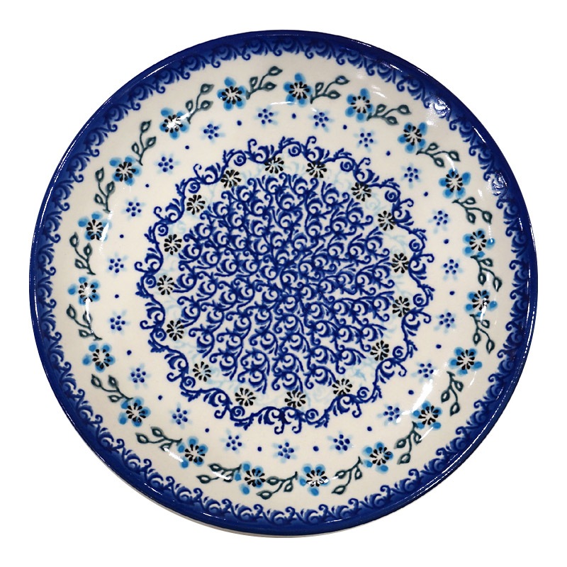 ポーランド陶器　ポーリッシュポタリー 「VENA」 プレート19cm　V132-C114